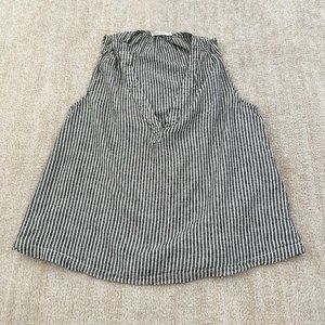 Marine Layer Striped Sleeveless Shirt S